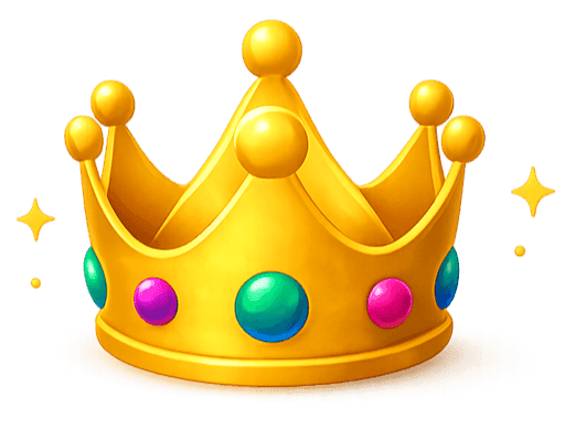 Premium crown — Premium celebration art · PNG